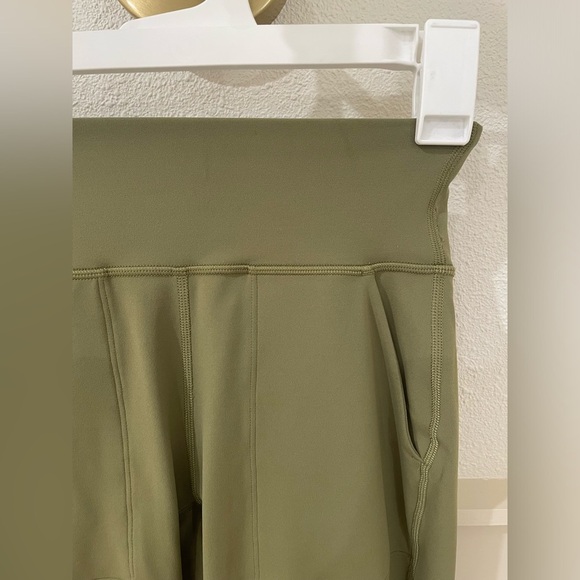 Lululemon Align Leggings High Rise Women’s Jogger Cropped Green Yoga Pants - Picture 10 of 16